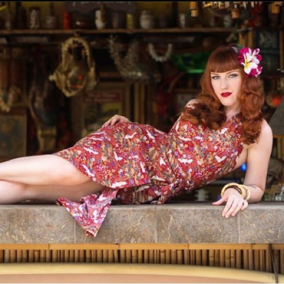 Jitterbuggin repro sarong dress - Picture 2 of 6